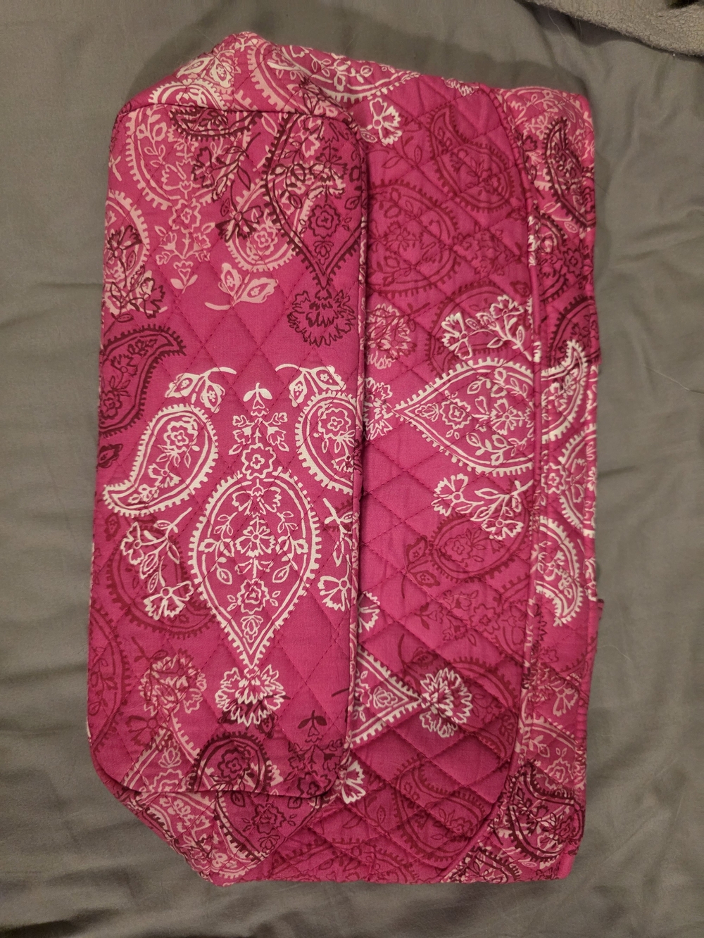 Vera Bradley MANDY Quilted Pink Paisley Small Tote